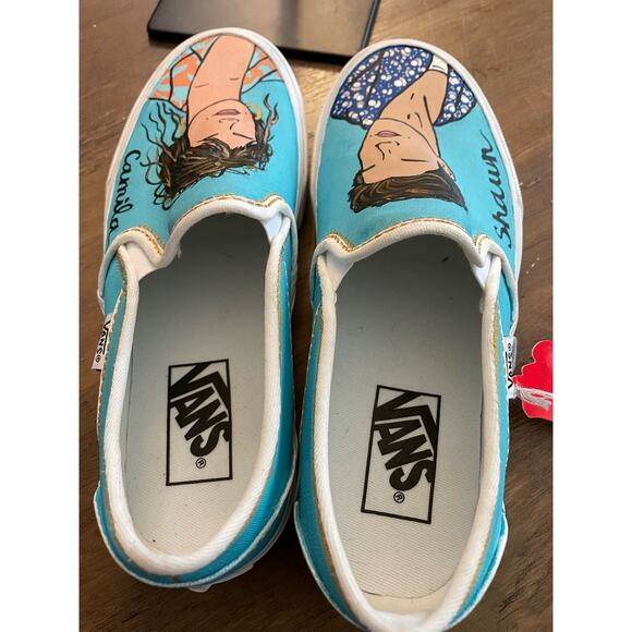 NWT Camila and Shawn Hand Painted Vans Sz. 6.5 - Picture 3 of 9